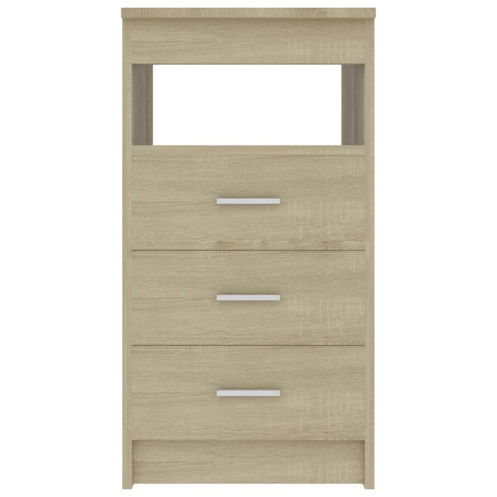 Cassettiera Rovere Sonoma 40x50x76 cm in Legno Multistrato 801808