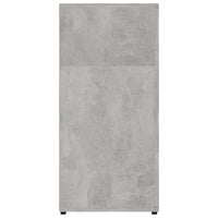 Credenza Grigio Cemento 80x36x75 cm in Legno Multistrato 801827