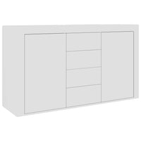 Credenza Bianca 120x36x69 cm in Legno Multistrato 801841