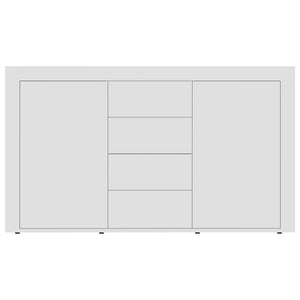 Credenza Bianca 120x36x69 cm in Legno Multistrato 801841