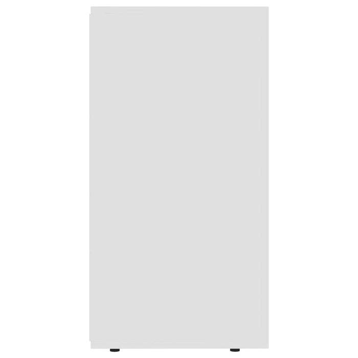 Credenza Bianca 120x36x69 cm in Legno Multistrato 801841