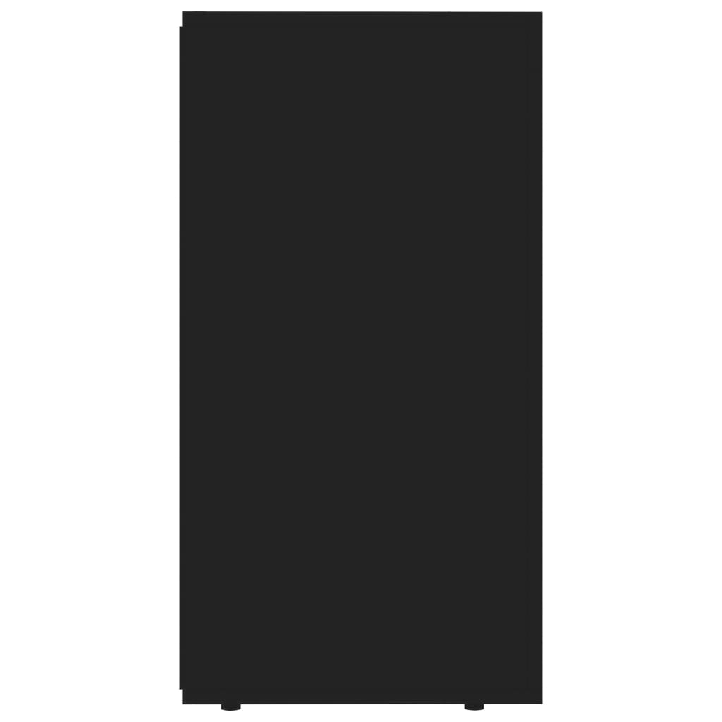 Credenza Nera 120x36x69 cm in Legno Multistrato 801842