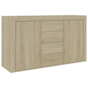Credenza Rovere Sonoma 120x36x69 cm in Legno Multistrato 801844