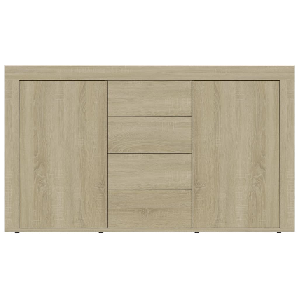 Credenza Rovere Sonoma 120x36x69 cm in Legno Multistrato 801844