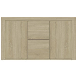 Credenza Rovere Sonoma 120x36x69 cm in Legno Multistrato 801844