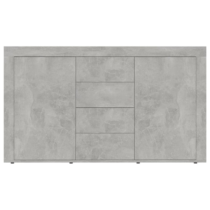 Credenza Grigio Cemento 120x36x69 cm in Legno Multistrato 801845