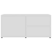 Mobile Porta TV Bianco 80x34x36 cm in Legno Multistrato cod mxl 33990