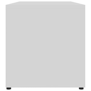 Mobile Porta TV Bianco 80x34x36 cm in Legno Multistrato cod mxl 33990