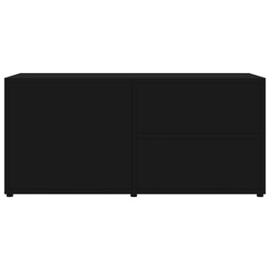 Mobile Porta TV Nero 80x34x36 cm in Legno Multistrato 801851
