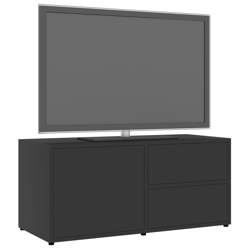 Mobile Porta TV Grigio 80x34x36 cm in Truciolato cod mxl 65940