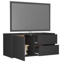 Mobile Porta TV Grigio 80x34x36 cm in Truciolato cod mxl 65940