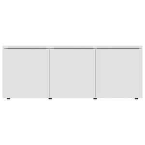 Mobile TV Bianco 80x34x30 cm in Truciolato