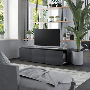 Mobile TV Grigio 120x34x30 cm in Truciolato cod mxl 59546