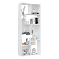 Libreria Bianca 67x24x161 cm in Legno Multistrato 801877