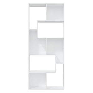 Libreria Bianca 67x24x161 cm in Legno Multistrato 801877
