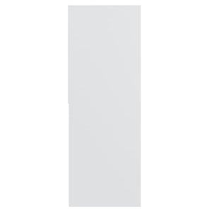 Libreria Bianca 67x24x161 cm in Legno Multistrato 801877