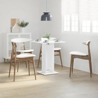 Tavolo da Bistrot Bianco 60x60x75 cm in Legno Multistrato cod mxl 10208
