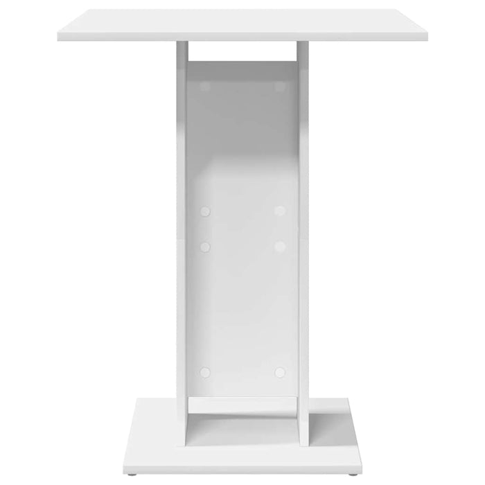 Tavolo da Bistrot Bianco 60x60x75 cm in Legno Multistrato 802102