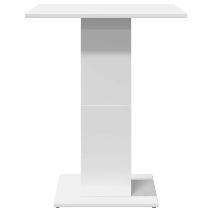 Tavolo da Bistrot Bianco 60x60x75 cm in Legno Multistrato 802102