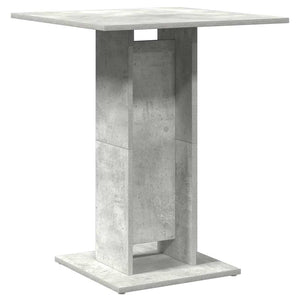 Tavolo da Bistrot Grigio Cemento 60x60x75 cm in Truciolato   cod mxl 6227
