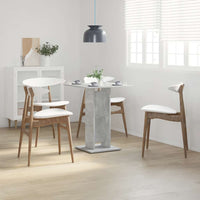 Tavolo da Bistrot Grigio Cemento 60x60x75 cm in Truciolato   cod mxl 6227