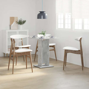 Tavolo da Bistrot Grigio Cemento 60x60x75 cm in Truciolato   cod mxl 6227