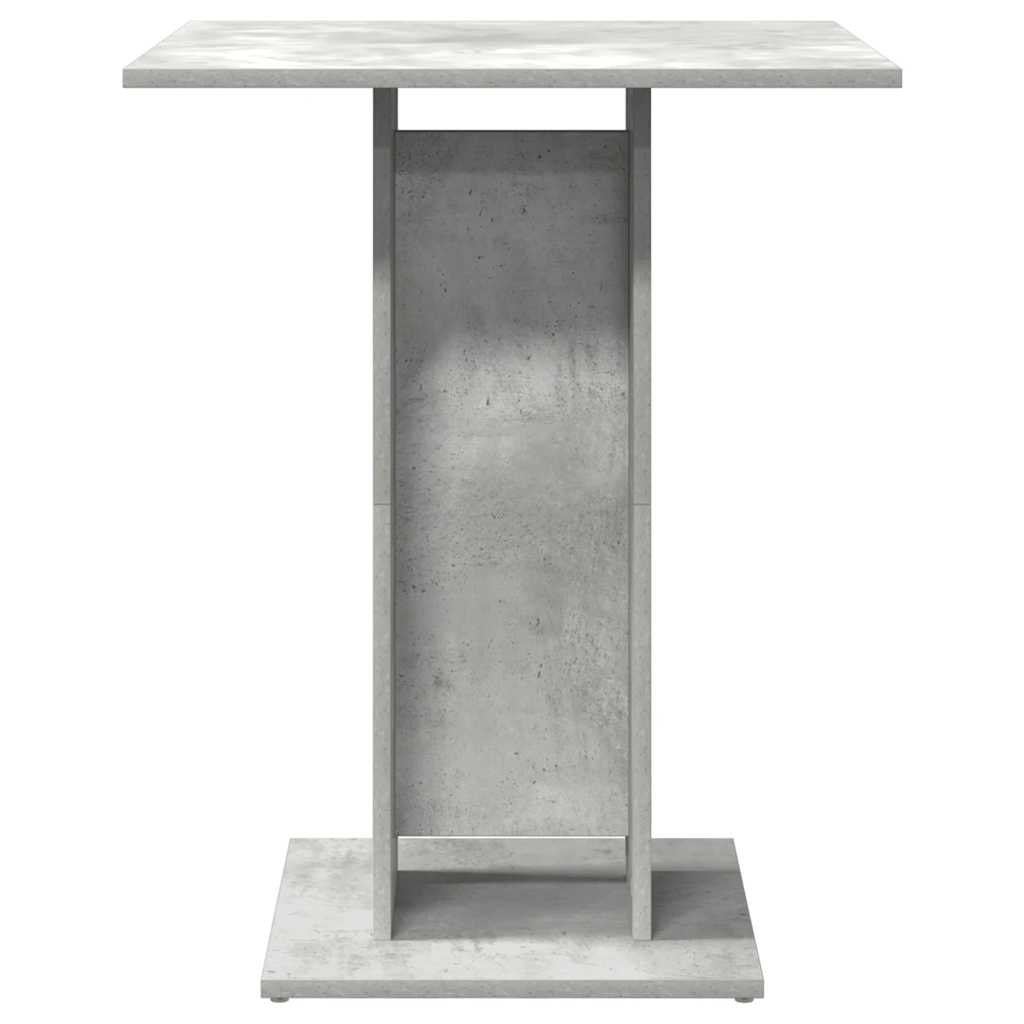 Tavolo da Bistrot Grigio Cemento 60x60x75 cm in Truciolato   cod mxl 6227