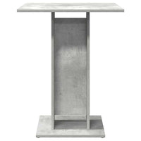 Tavolo da Bistrot Grigio Cemento 60x60x75 cm in Truciolato   cod mxl 6227
