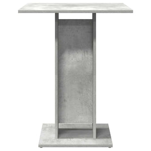 Tavolo da Bistrot Grigio Cemento 60x60x75 cm in Truciolato   cod mxl 6227
