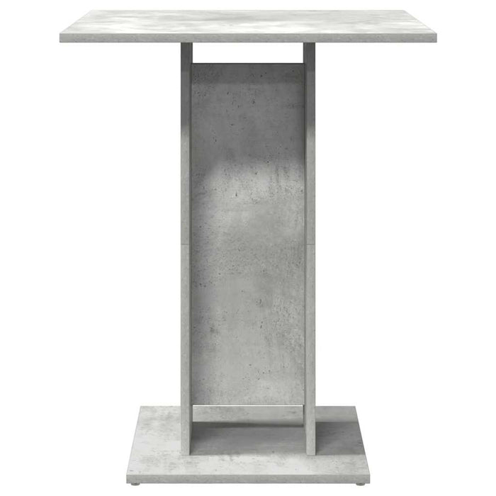 Tavolo da Bistrot Grigio Cemento 60x60x75 cm in Truciolato   cod mxl 6227