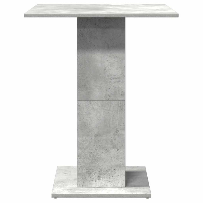 Tavolo da Bistrot Grigio Cemento 60x60x75 cm in Truciolato   cod mxl 6227
