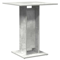 Tavolo da Bistrot Grigio Cemento 60x60x75 cm in Truciolato   cod mxl 6227