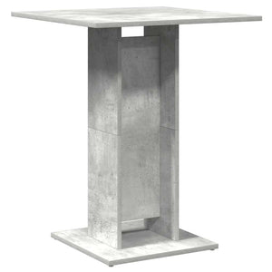 Tavolo da Bistrot Grigio Cemento 60x60x75 cm in Truciolato   cod mxl 6227