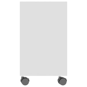 Tavolino da Salotto Bianco 70x35x55 cm in Legno Multistrato 802120