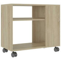 Tavolino da Salotto Rovere Sonoma 70x35x55 cm Legno Multistrato 802123