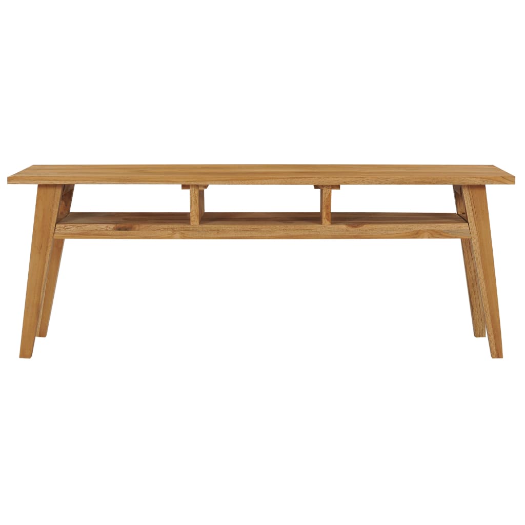 Mobile Porta TV-Mobile per TV-Credenza TV 120x35x45 cm in Legno Massello di Teak