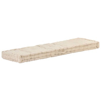 Cuscini per Pallet e Pavimento 2 pz in Cotone Beige cod mxl 74546