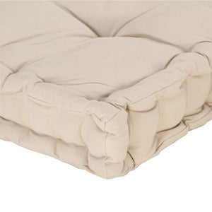 Cuscini per Pallet e Pavimento 2 pz in Cotone Beige cod mxl 74546
