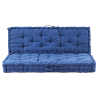 Cuscini per Pallet e Pavimento 2 pz in Cotone Blu Chiaro cod mxl 72129