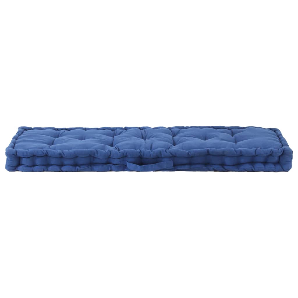 Cuscini per Pallet e Pavimento 2 pz in Cotone Blu Chiaro cod mxl 72129