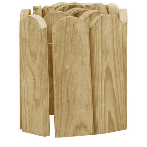Rotoli di Bordura 2 pz 120 cm in Legno di Pino impregnato cod mxl 7009
