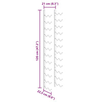 Portavini da Parete per 24 Bottiglie Nero in Ferro 289557