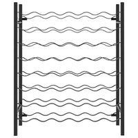 Portabottiglie per 48 Bottiglie di Vino Nero in Metallo cod mxl 49664
