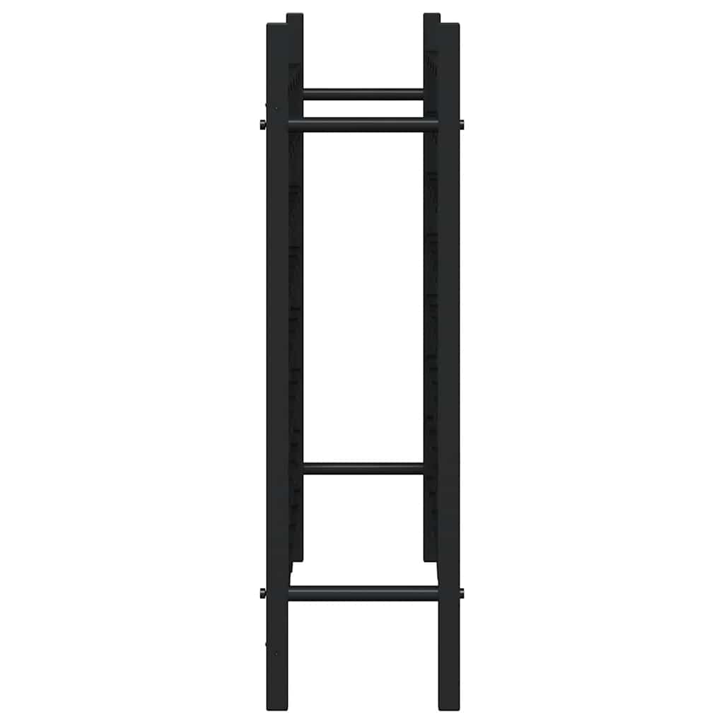 Portabottiglie per 48 Bottiglie di Vino Nero in Metallo 289563