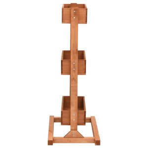 Fioriera-Vaso-Contenitore per Piante 52x30x78 cm in Legno di Abete