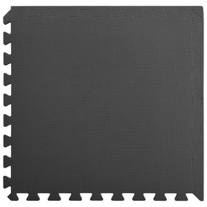 Tappetino a Incastro 6 pz 2,16 mÂ² in Schiuma EVA Nera
