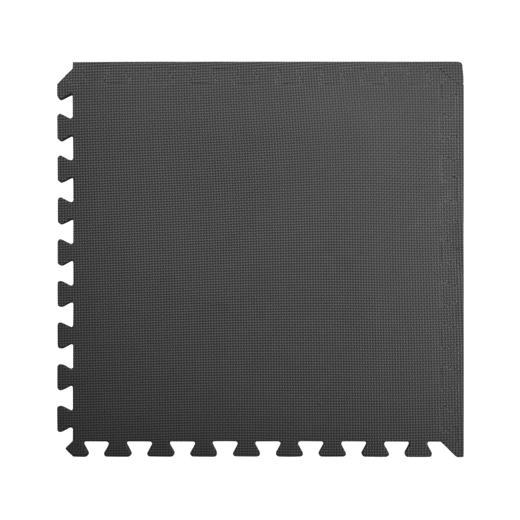 Tappetino a Incastro 12 pz 4,32 ãŽ¡ Schiuma EVA Nera cod mxl 77863