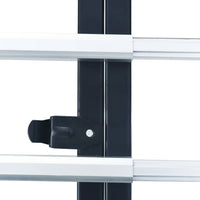 Carrello per Trasporto Pieghevole 150 kg in Alluminio Argento 146448