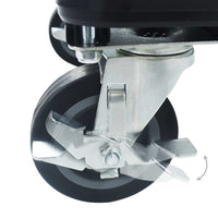 Carrello per Trasporto Pieghevole 150 kg in Alluminio Argento 146448