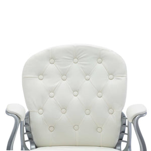 Sedia da Ufficio Girevole Bianca in Similpelle 289362